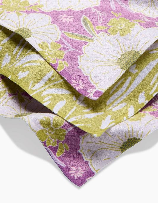 Field of Spring Flowers Dishcloth Set