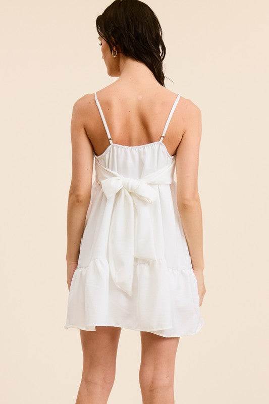 Baby Doll Back Tie dress