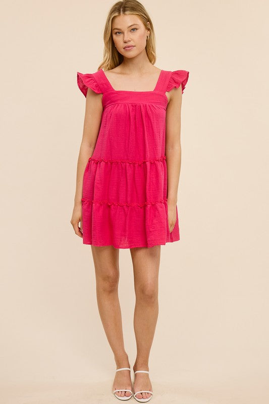 Tiered Mini dress