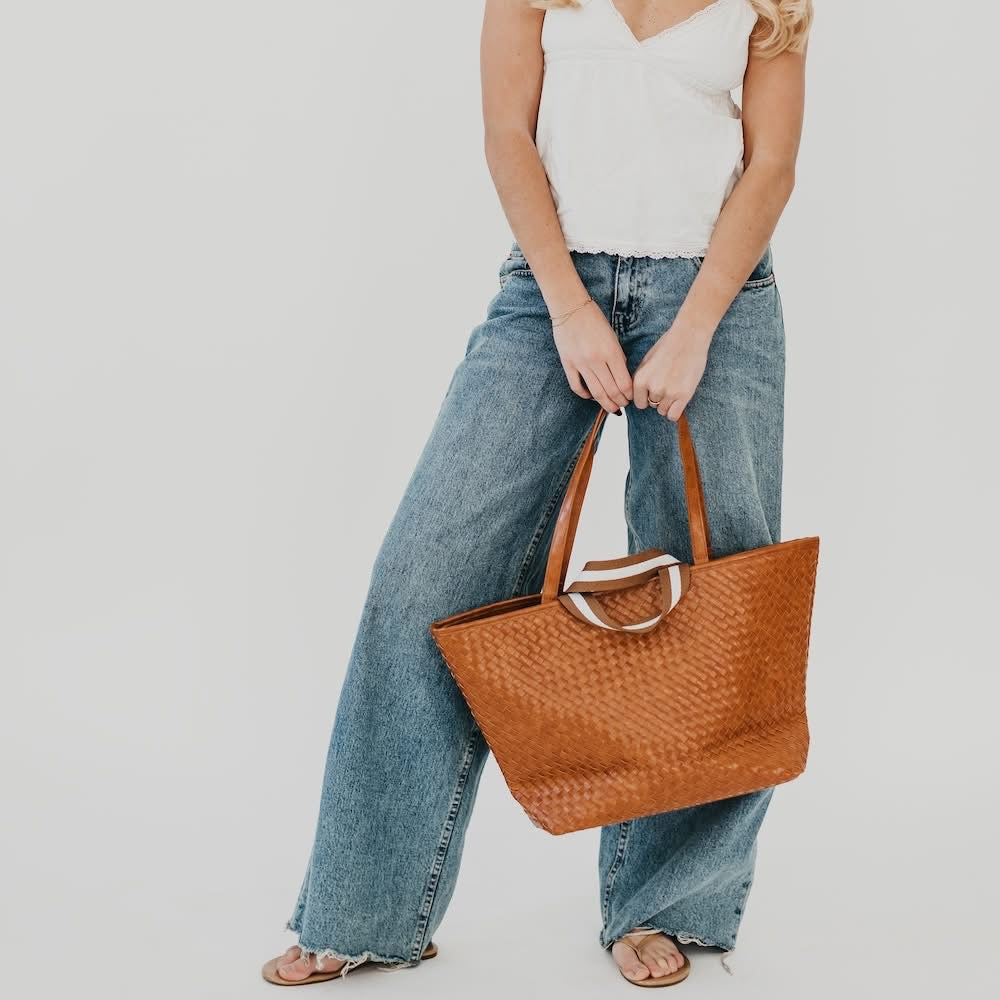 Woven Tiffany Organizer Tote