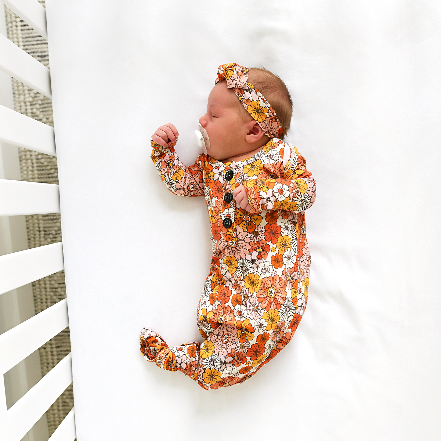 Louisa Gown Bamboo Newborn Outfit Baby