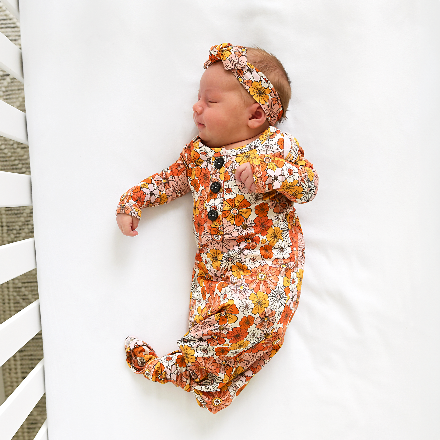 Louisa Gown Bamboo Newborn Outfit Baby