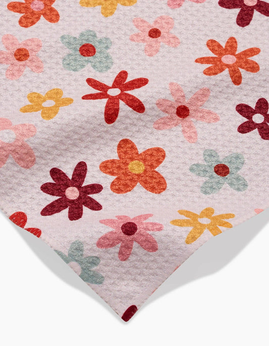 Bright Field Of Fall Daisies Bar Towel