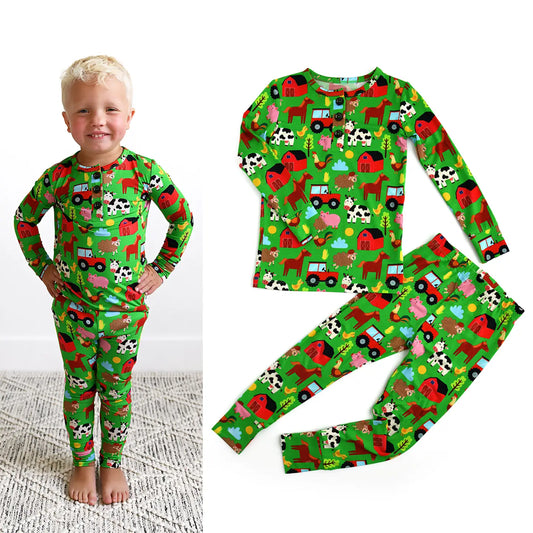 Tanner Two Piece Bamboo Pajamas