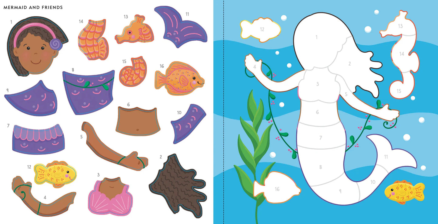 My First Color-By-Sticker Book -- 3 Versions!
