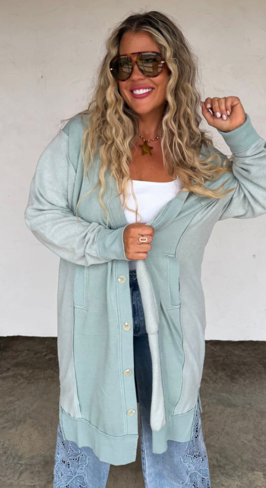 PREORDER- SPRING SWEATSHIRT CARDIGAN