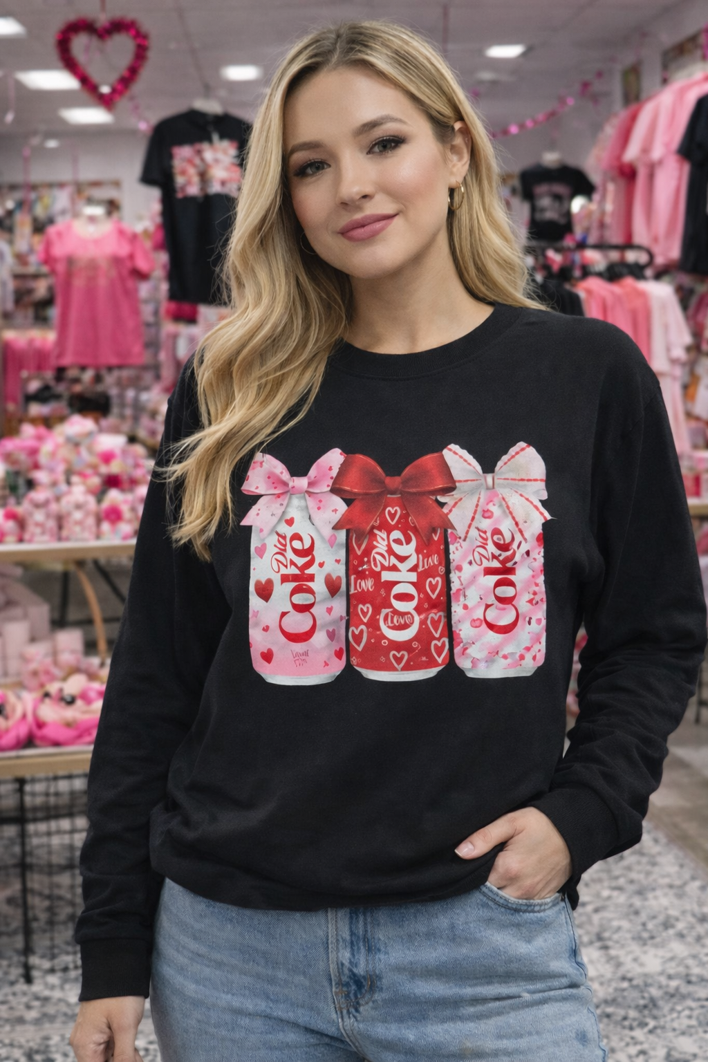 Valentine's Diet Coke Long Sleeve Tee