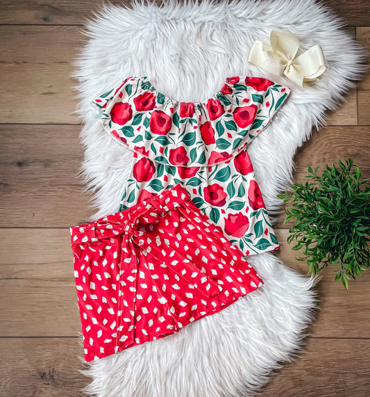Roses Short Set