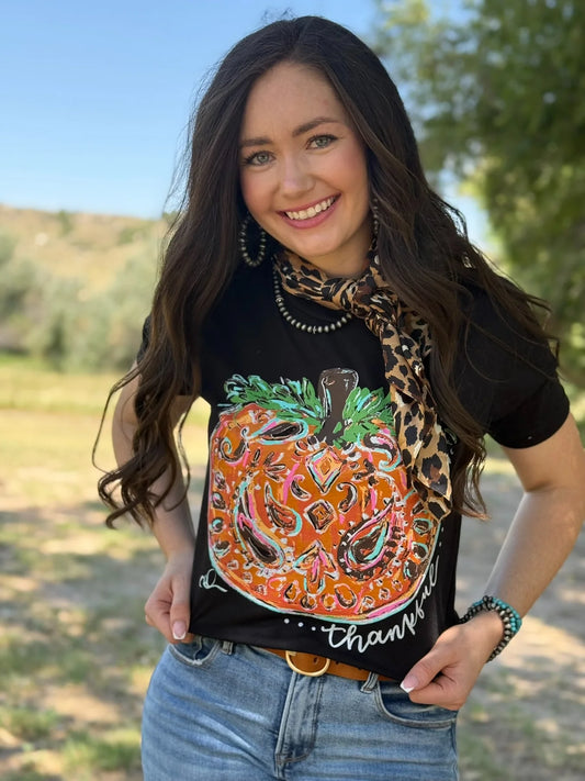 Callie Ann Stelter Thankful Pumpkin Tee