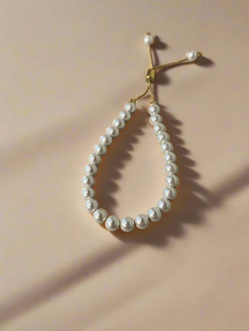 Adjustable Pearl Bracelet