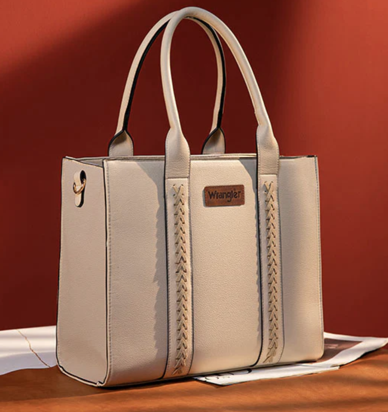 Wrangler Carry-All Tote/Crossbody - Beige