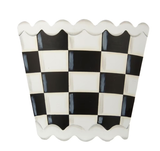 Black/ White Ric Rac Pocket