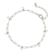 Pearl Charm Chain Clara Anklet