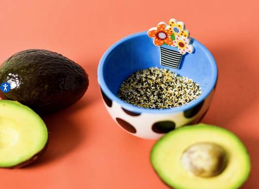 Flowers Embellishment Plate & Bowl Set