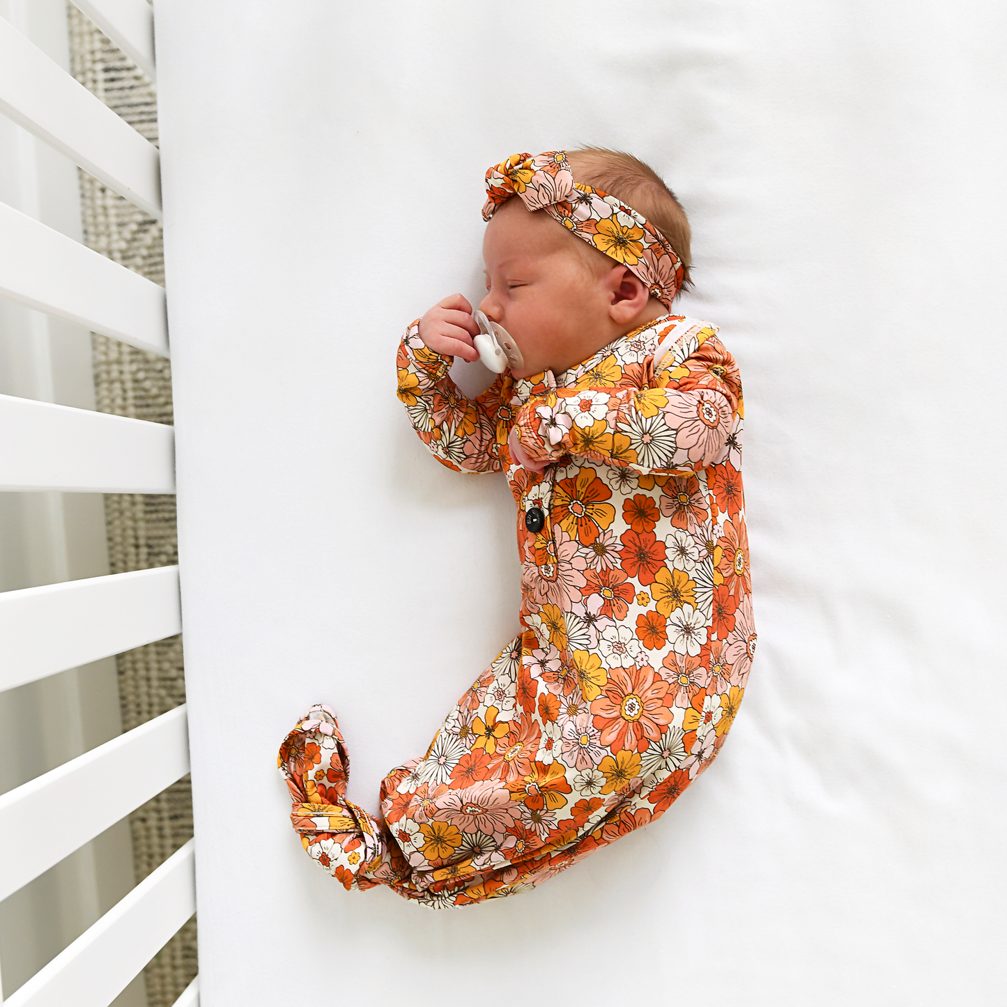 Louisa Gown Bamboo Newborn Outfit Baby