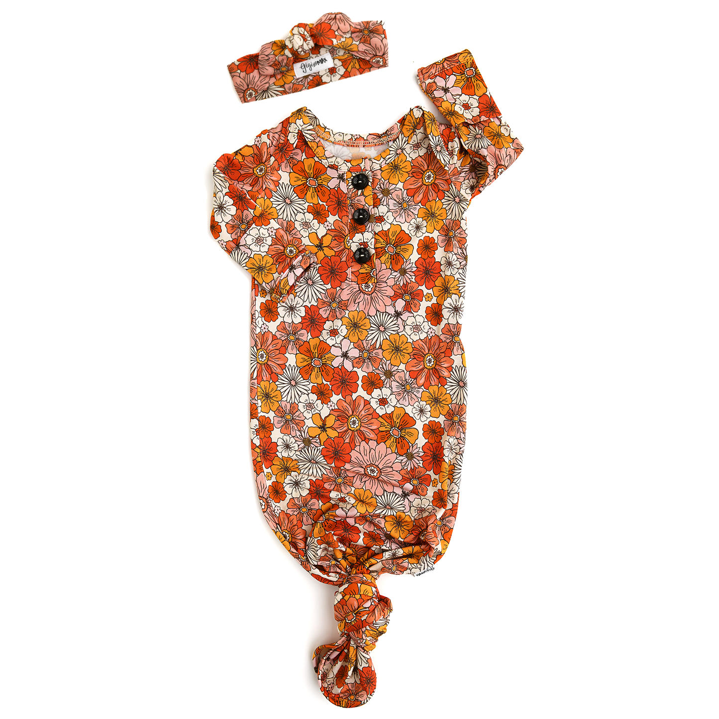 Louisa Gown Bamboo Newborn Outfit Baby