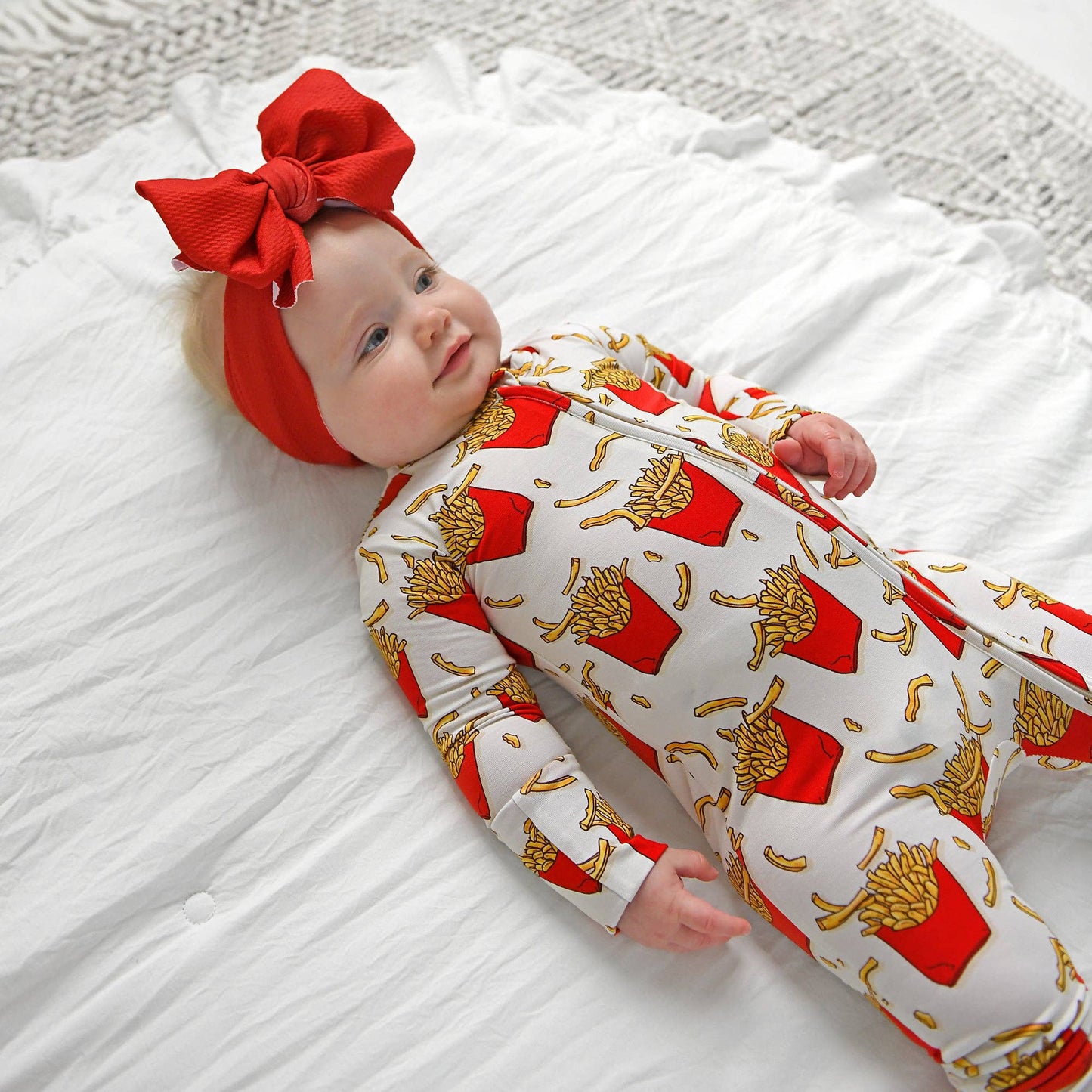 Ronnie Fries ZIP Bamboo Two Way Zipper Sleepies Little