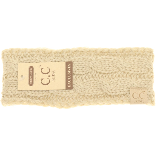 C.C. Kids Ear Warmers Sherpa Lining