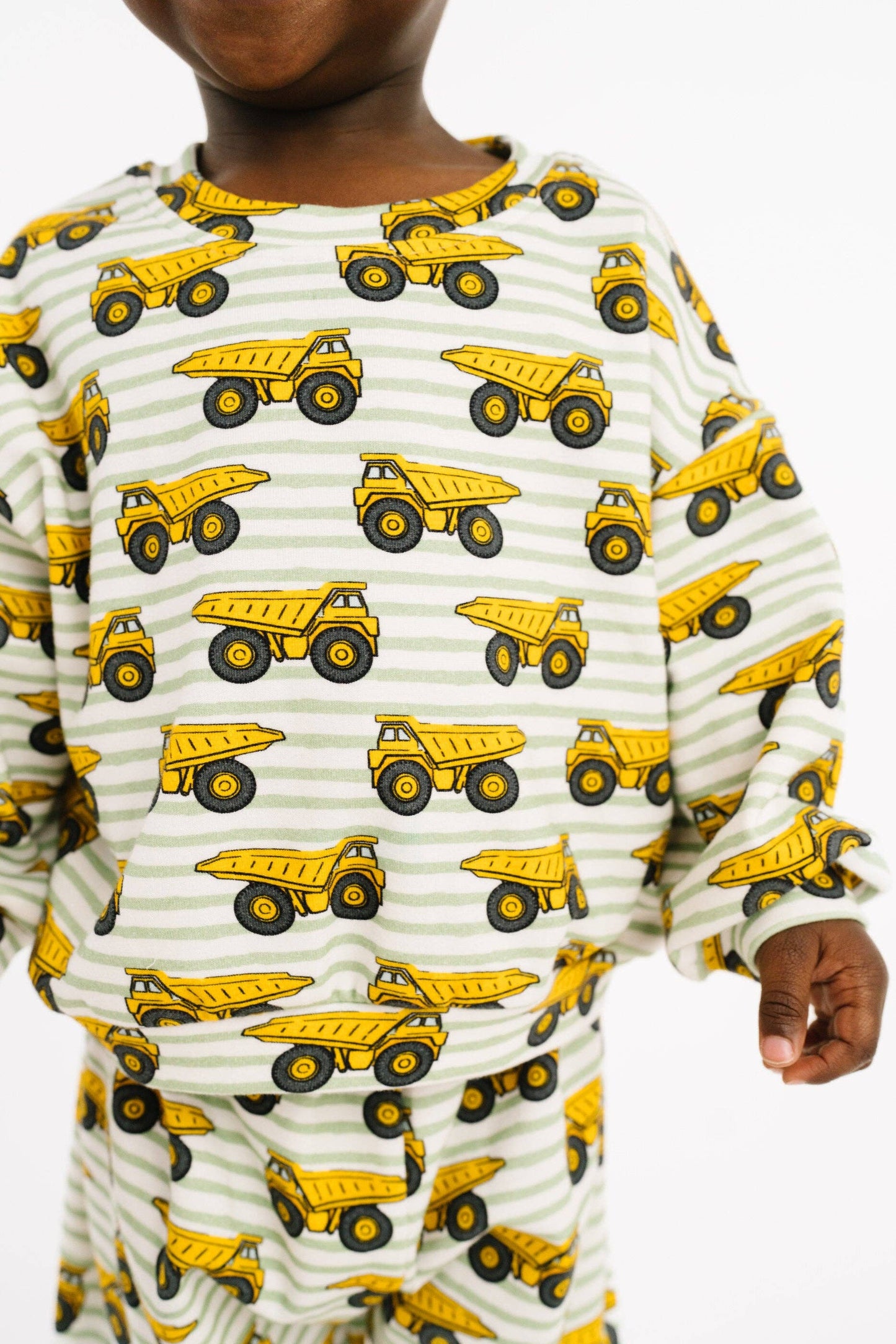 Dump Trucks Sweatsuit Cozy Cotton Sweatsuit Set – Baby & Toddler Lounge Set