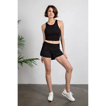 Butter Stretch Woven 2 in 1 Active Shorts