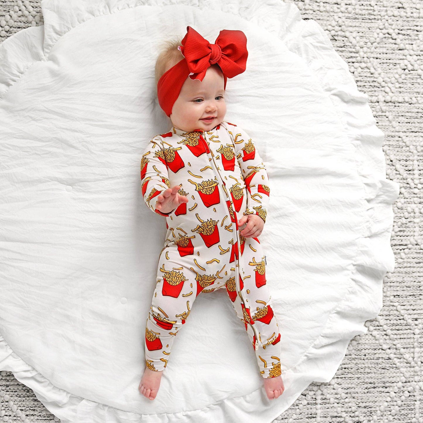 Ronnie Fries ZIP Bamboo Two Way Zipper Sleepies Little