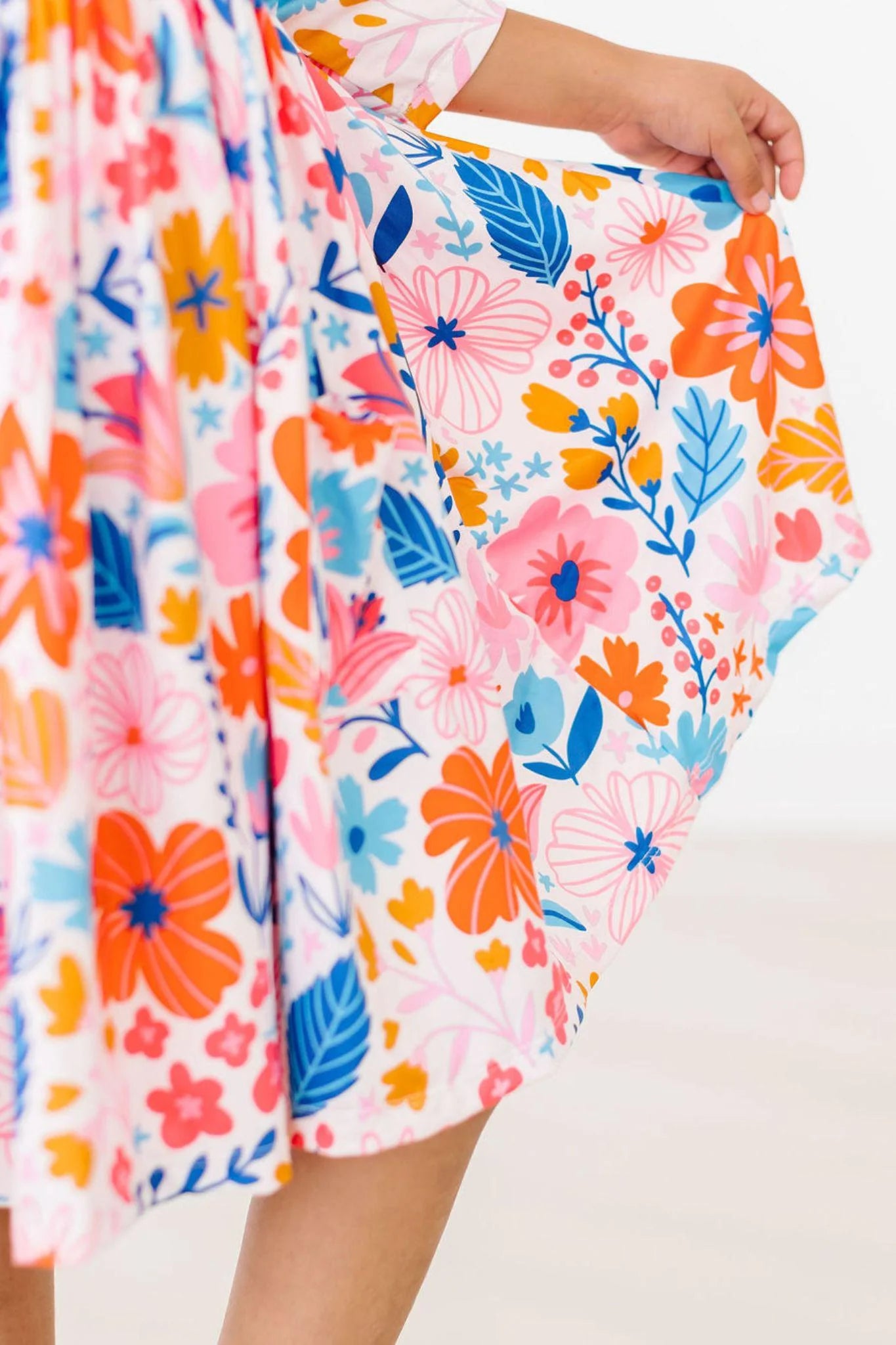 Colorful Carnations Twirl Dress