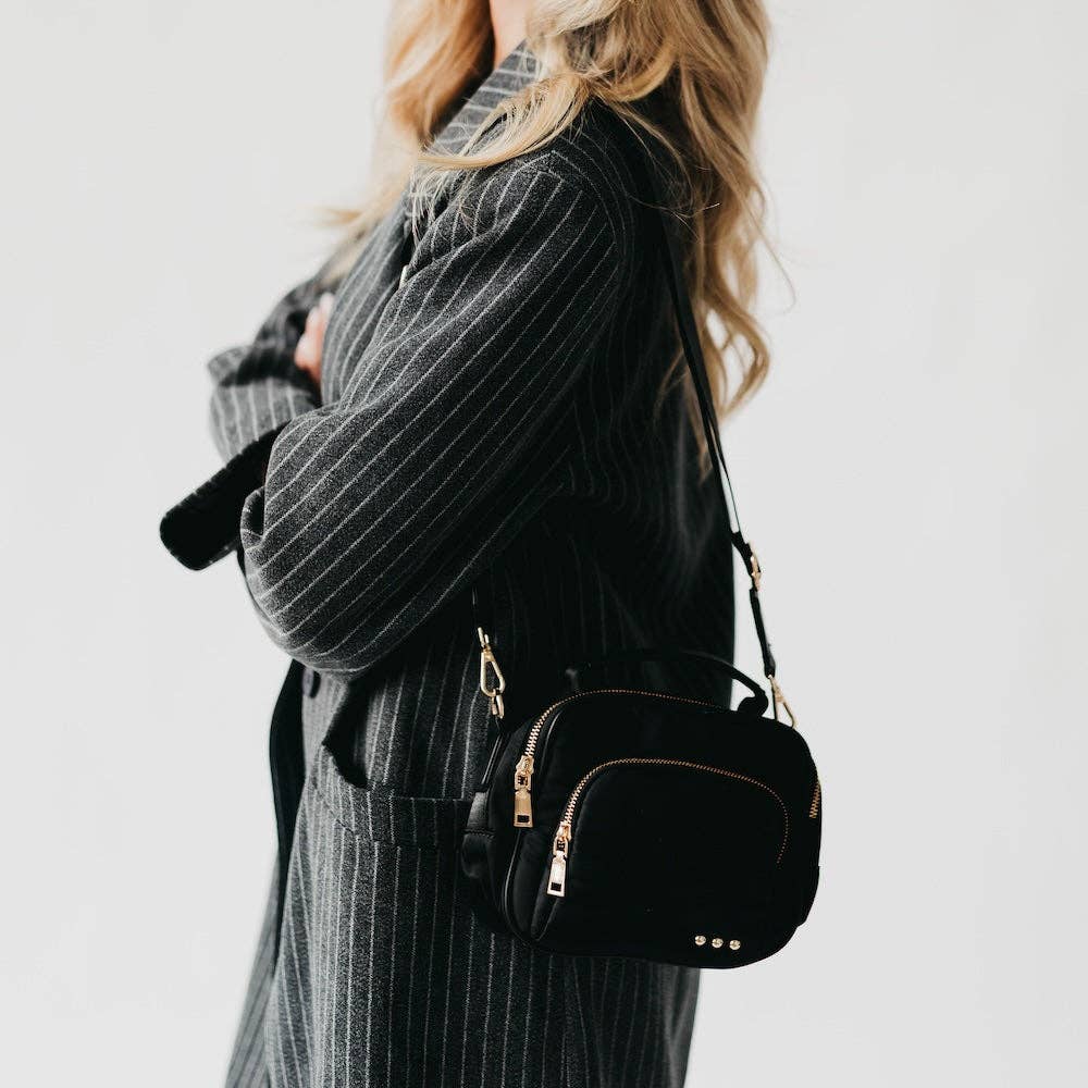 Nisha Nylon Crossbody Bag