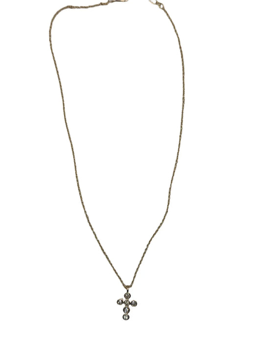Crystal Cross Randi Pendant Necklace