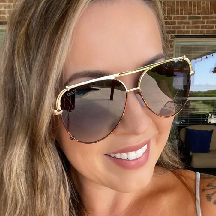 Shay Cheetah Polarized Sunglasses
