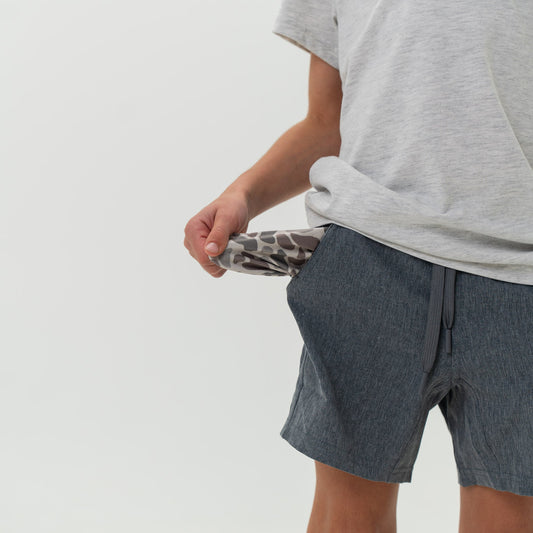 Youth Grizzly Grey Athletic Shorts