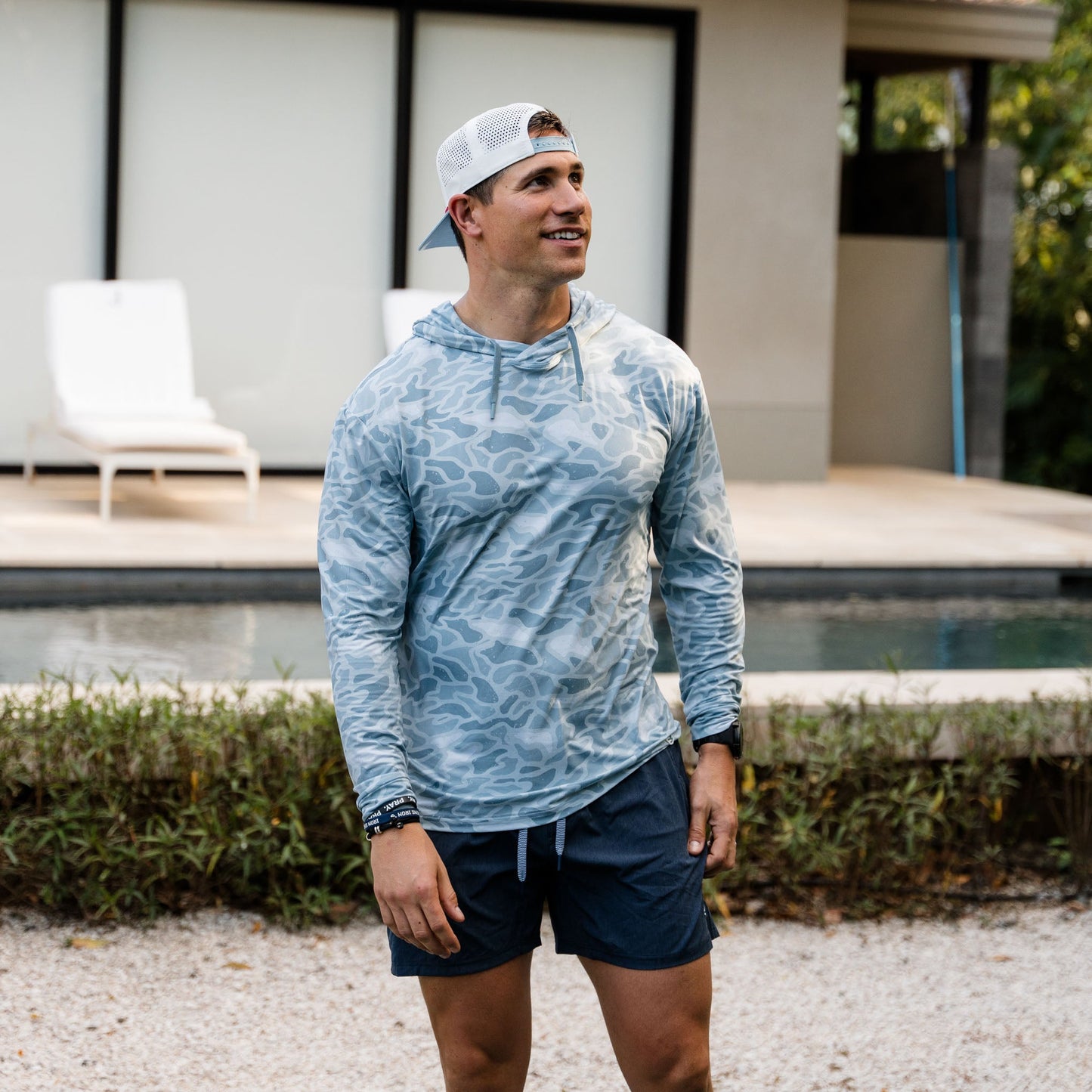 Performance Hoodie Seaside Camo