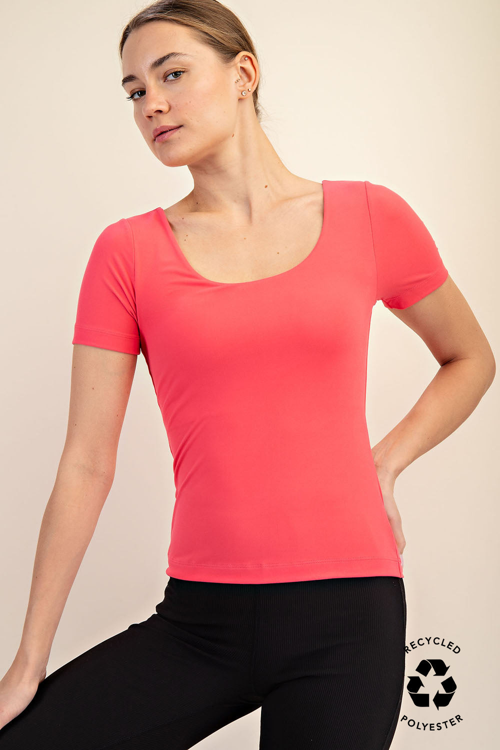 Butter Soft Round Neck Short Sleeve Top