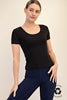 Butter Soft Round Neck Short Sleeve Top