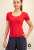 Butter Soft Round Neck Short Sleeve Top