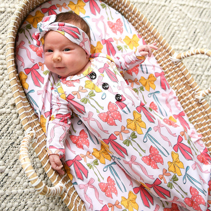 Eliza GOWN Bamboo Baby Newborn Coming Home