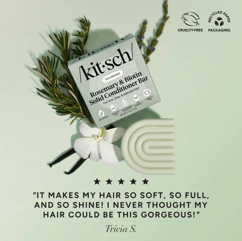 Rosemary &amp; Biotin Volumizing Shampoo &amp; Conditioner Bar Combo