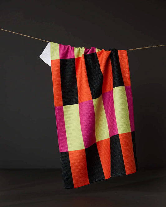 Spooky Hour Stripe Tea Towel