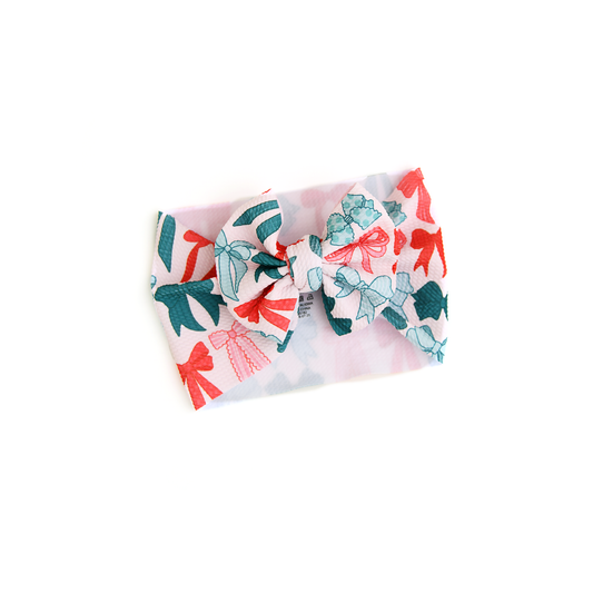 Belle Bow HEADWRAP Christmas Baby Toddler Hair Accessory