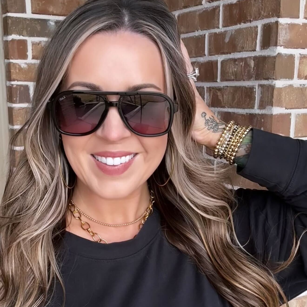 Cruz - Unisex Aviator Sunglasses – Polarized Hair-Friendly