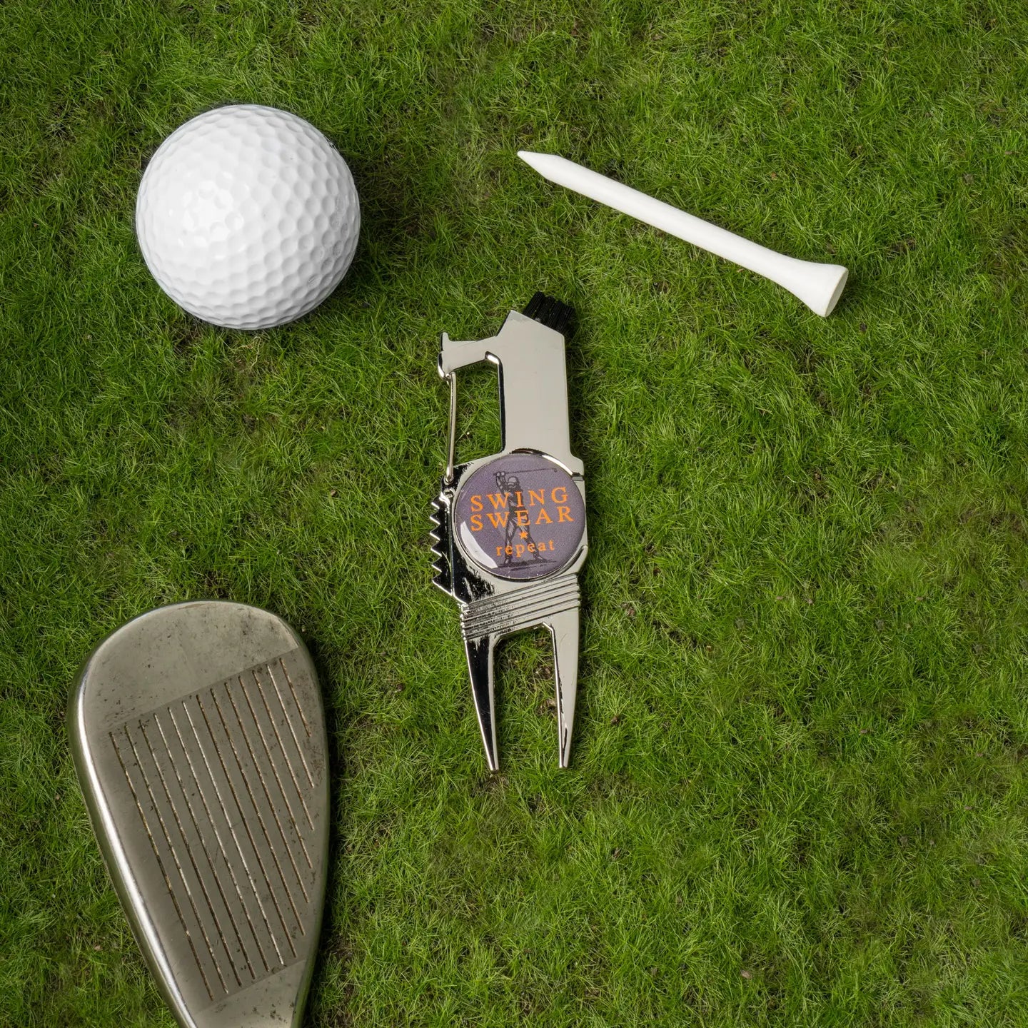 Brodeo Drive Who's Your Caddy 7-in-1 Golf Tool