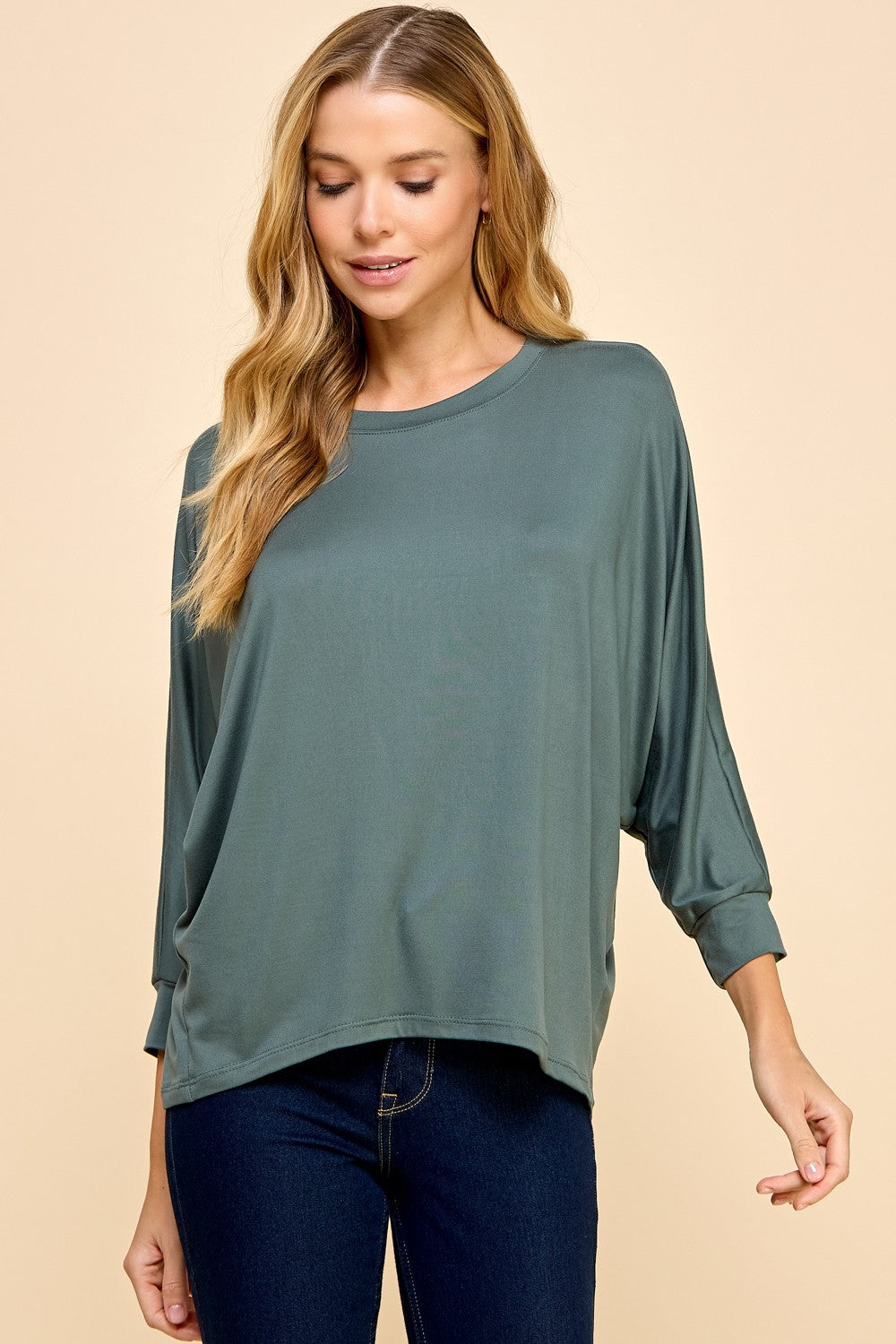 Solid Dolman Top
