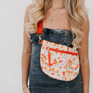 Watercolor Orange Floral