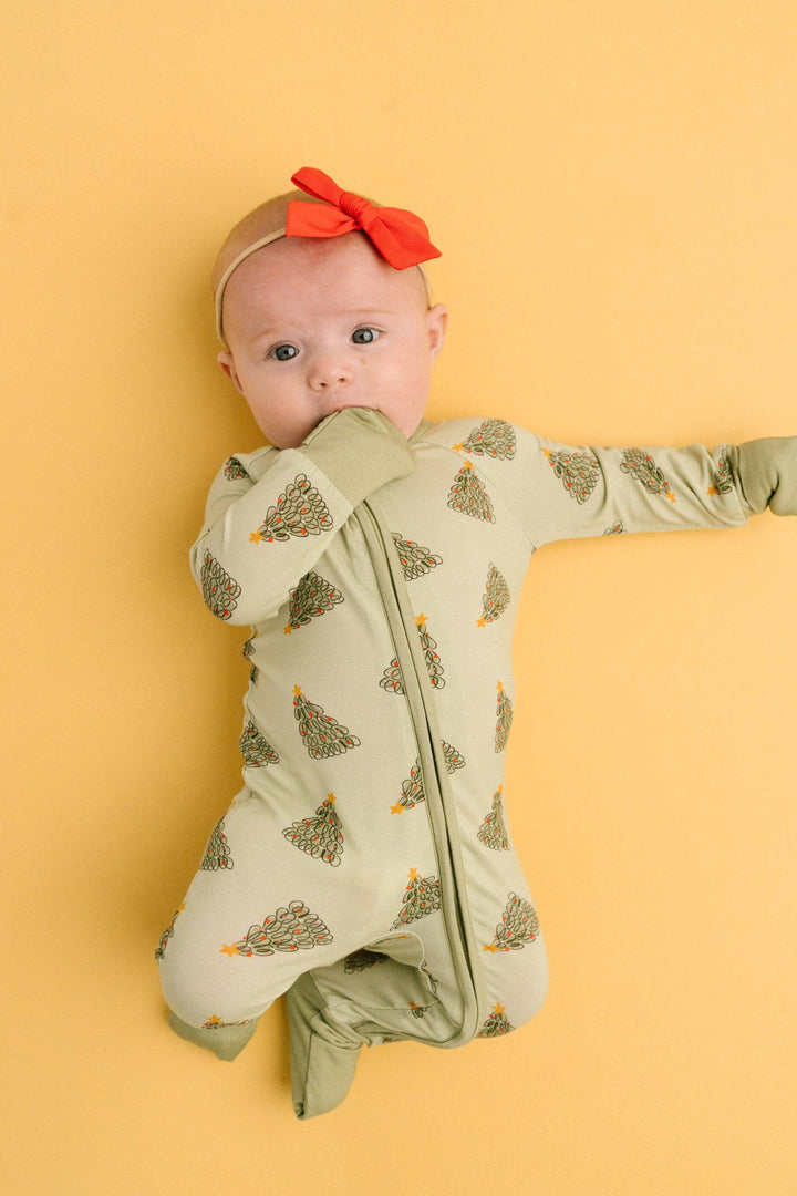 Magical Tree Bamboo Baby Sleeper | Christmas Pajamas