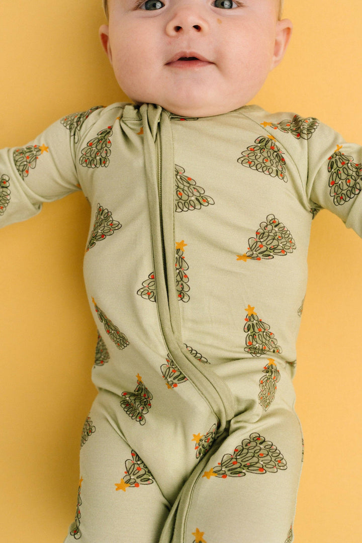 Magical Tree Bamboo Baby Sleeper | Christmas Pajamas