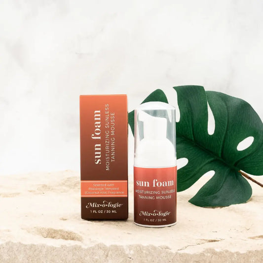 Sunfoam Tanning Mousse Self Tanner Travel Size - Summer Ready Skin!