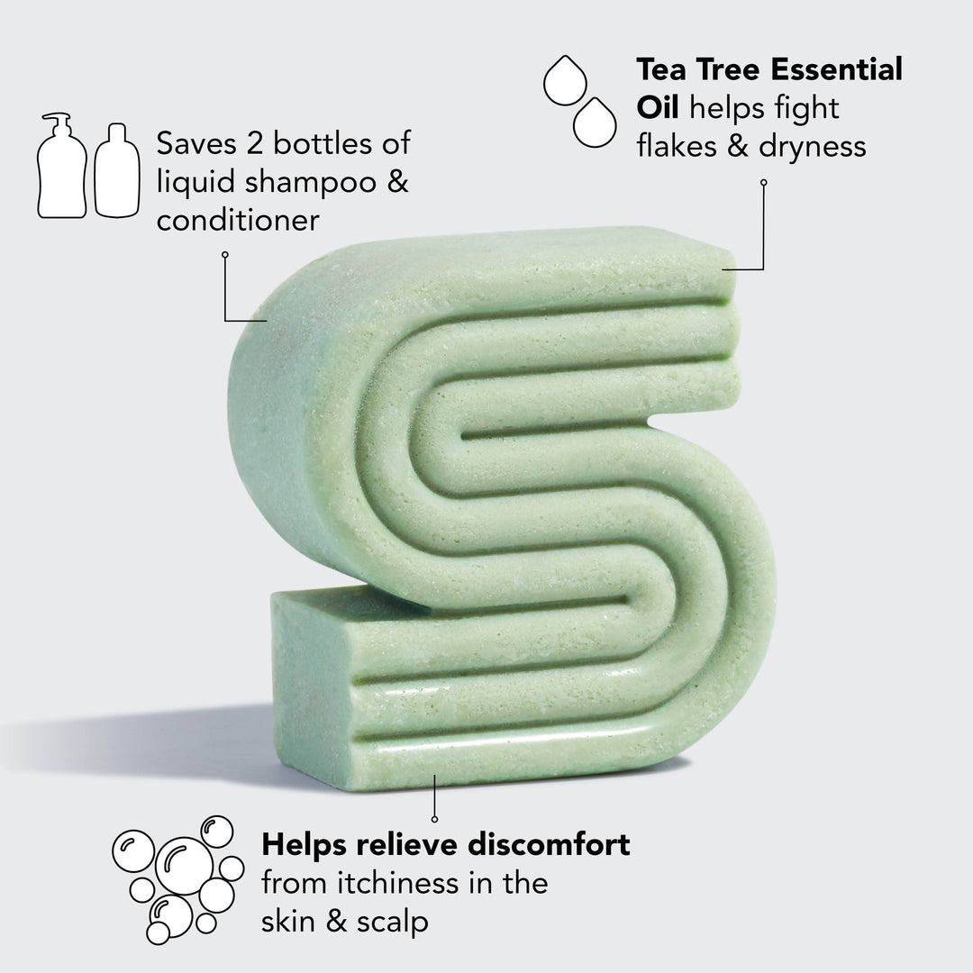 Tea Tree &amp; Mint Clarifying Shampoo Bar