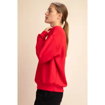 Butter Soft Scuba Mock Neck Sweatshirt