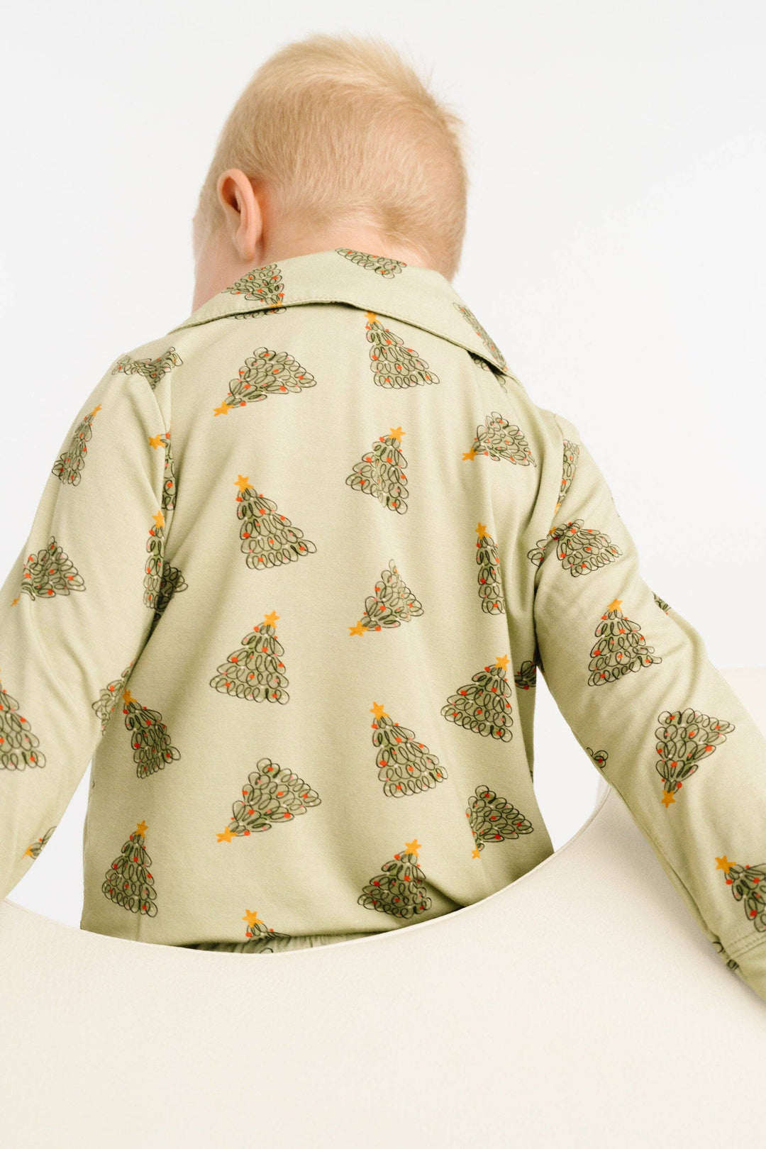 Magical Trees Bamboo Button Up Kids Pajama Set