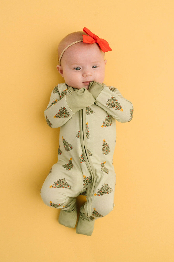 Magical Tree Bamboo Baby Sleeper | Christmas Pajamas