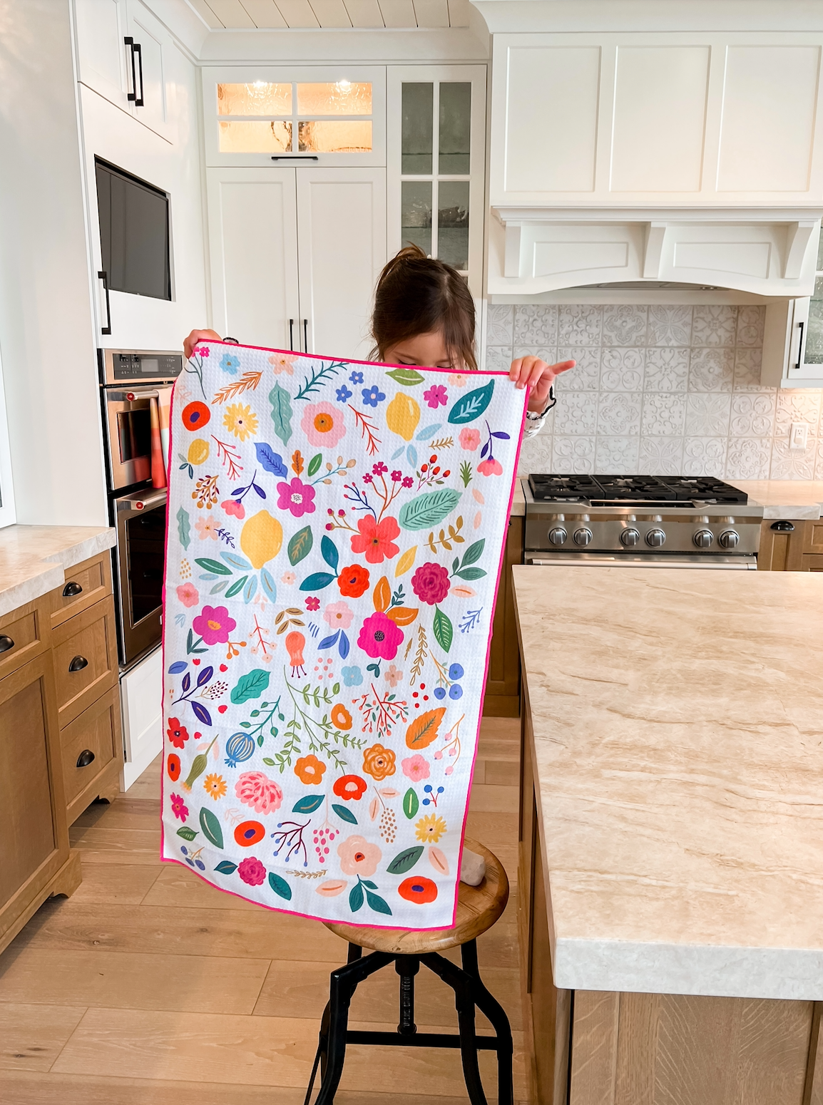 Wildflower Tea Towel